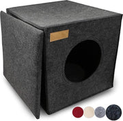 Gabbia per gatti da appendere al muro, confortevole e accogliente, disponibile in quattro colori (grigio scuro)