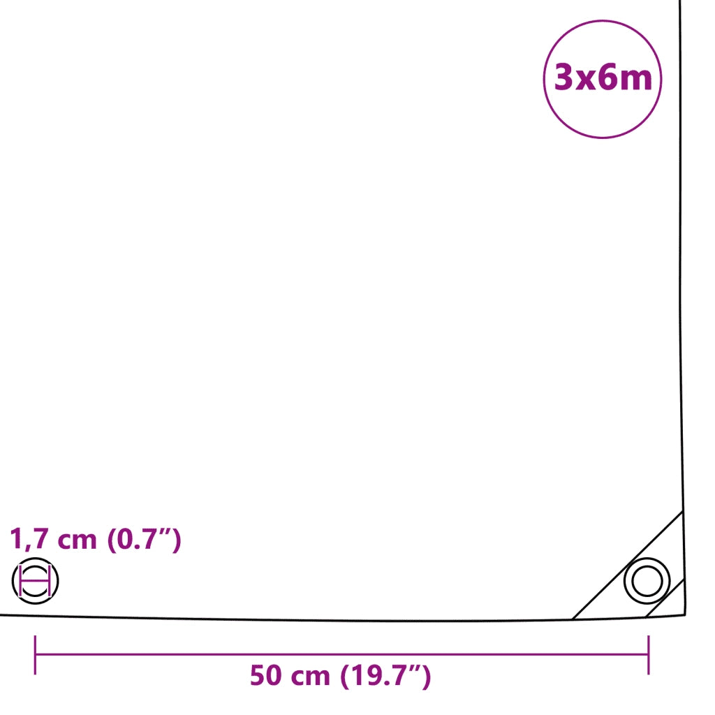 Telone 650 g/m2 3x6 m Blu