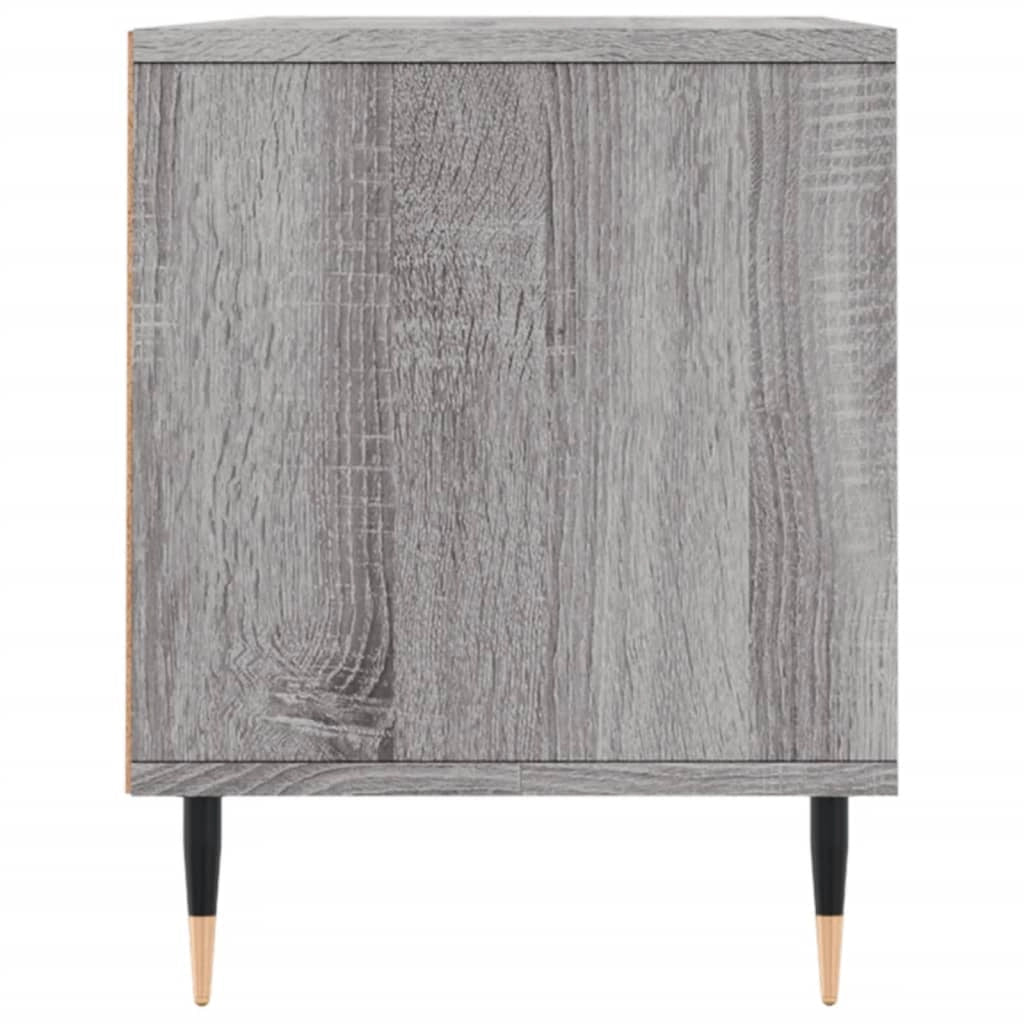 Mobile TV multimediale mensola TV credenza TV sala da pranzo soggiorno camera da letto Sonoma 100 x 34,5 x 44,5 cm legno ingegnerizzato grigio 02_0028325