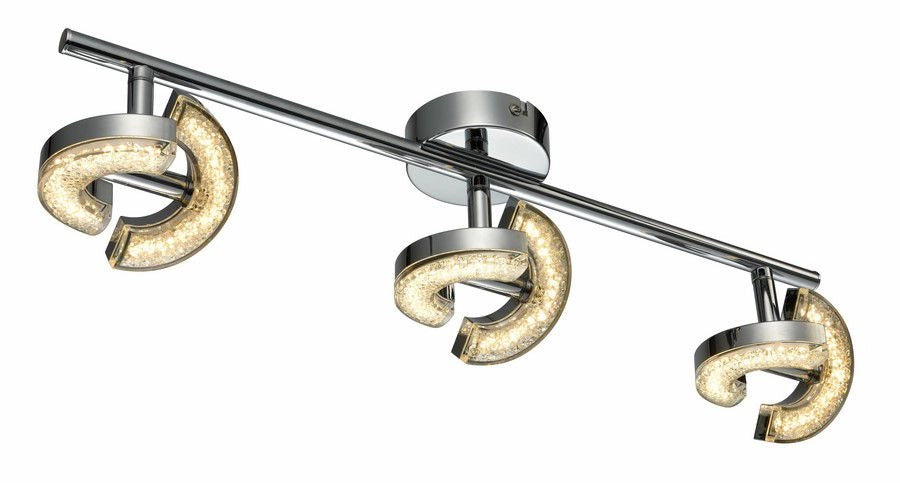 Plafoniera Reality Semic LED 6 luci cromata orientabile