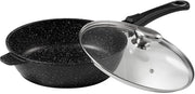 Coperchio in vetro - nero - 1 pezzo - 49 x 25 x 6,5 cm