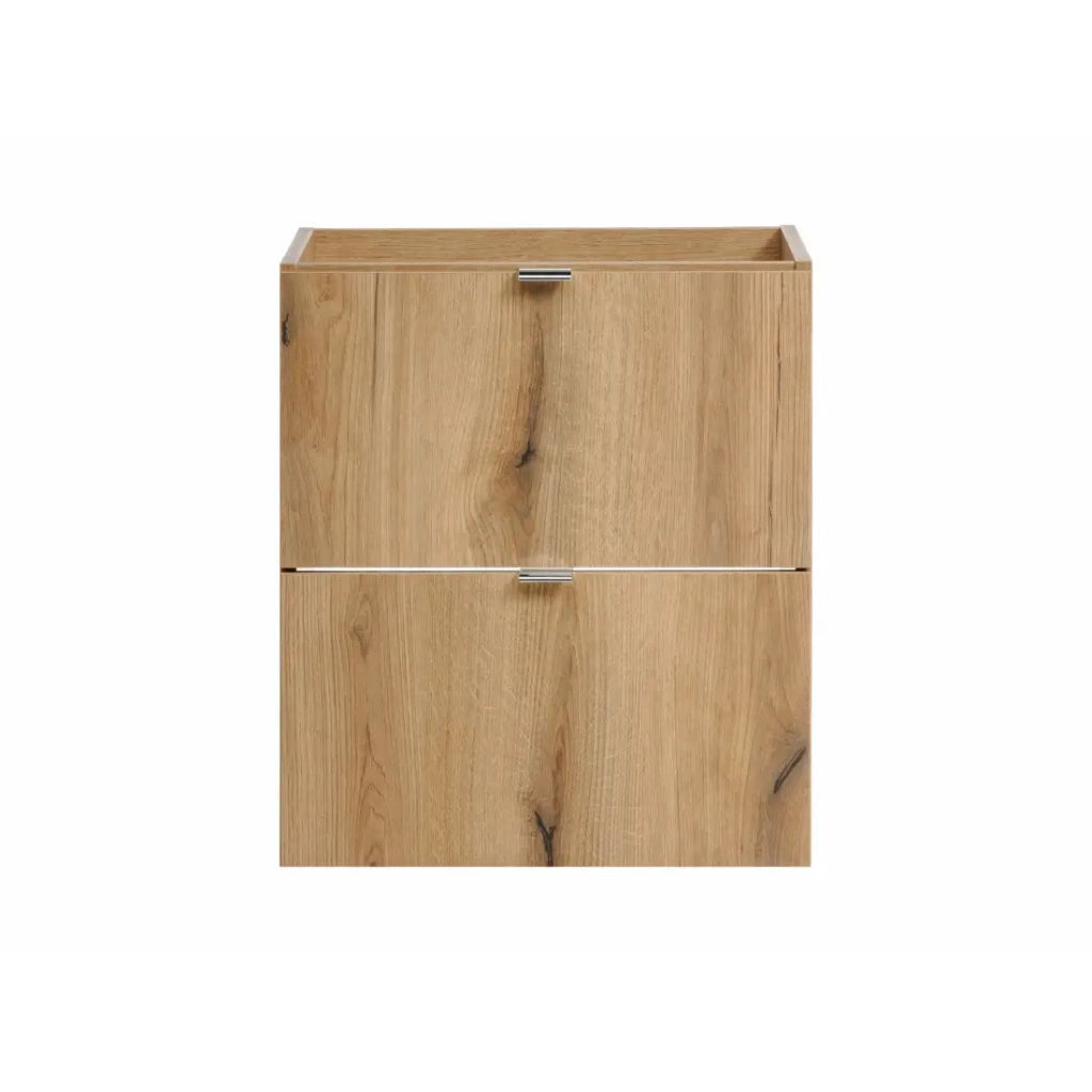 Mobile sottolavabo VANO – 2 cassetti – Colore rovere – L50 × P57 × H39 cm – Da appendere