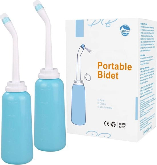 Bidet Portatile per Vagina e Ano - Utilizzo Post Partum - Bidet da Portare con Te