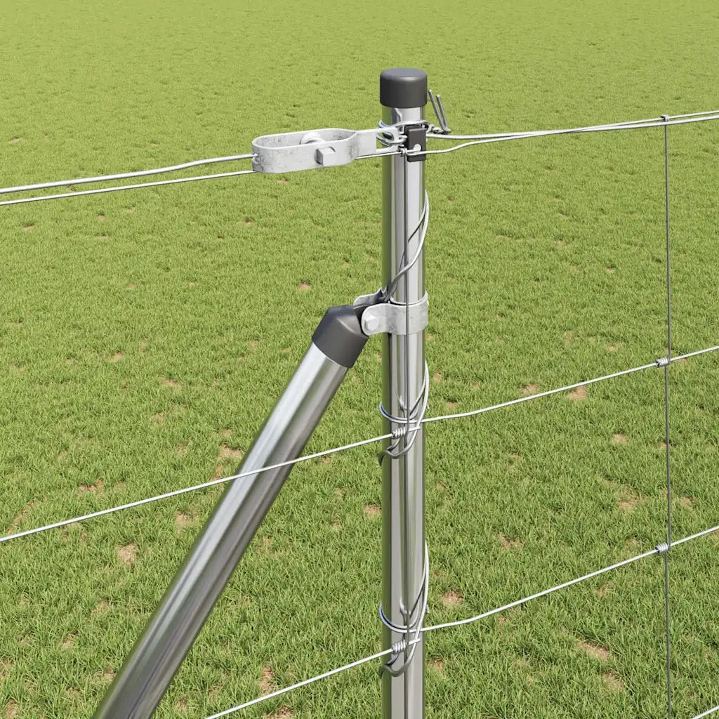 Palo della recinzione Zincato 25 x 1,6 m Acciaio 3351442