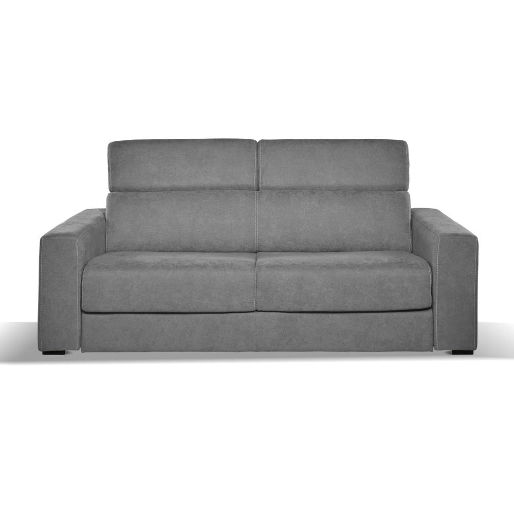Divano letto 3 posti Crien tessuto Luna24 grigio elephant