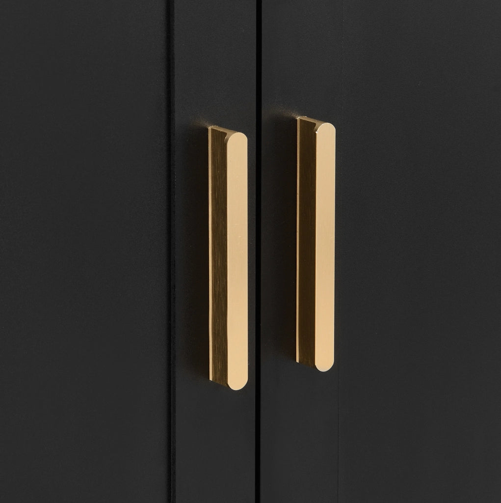 Mobile ingresso compatto 4 in 1 con specchio; scarpiera e appendiabiti; 110x33x185;5 cm; nero