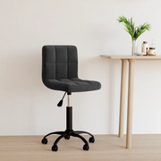Sedia Girevole da Ufficio Nera in Velluto cod mxl 9287
