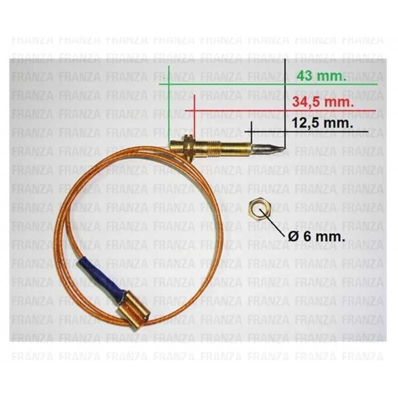 TERMOCOPPIA GAS FUOCHI PIANO COTTURA INDESIT STAR FRANKE ARISTON 74280 - Ariston Indesit