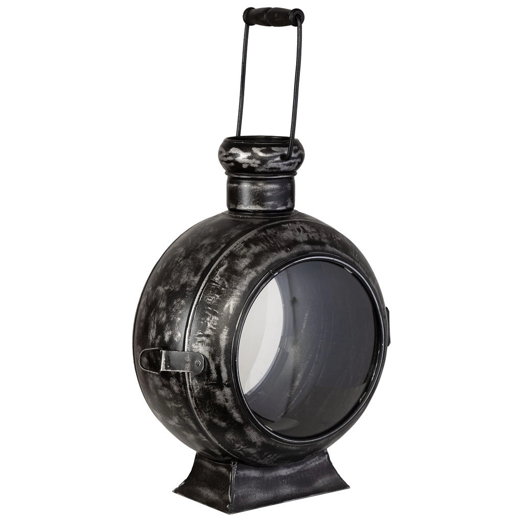 Candelabro metallo nero 29x21x40