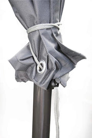 Parasol Coprente Resistente al Tempo - Grigio - Ø 300 cm - Accessori da Giardino Copertura Parasol