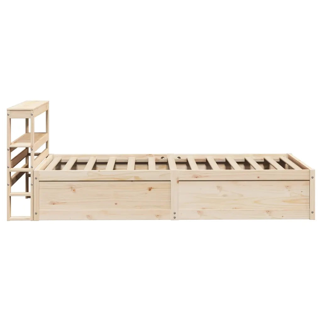 vidaXL Giroletto con Testiera 90x190 cm in Legno Massello di Pino