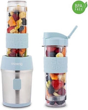 Mini blender compacto / Incluso 2 bicchieri / Smoothie / Mini blender / Blu / Ufficio 

Modello: 
Specifica: 400W, 2 bekers