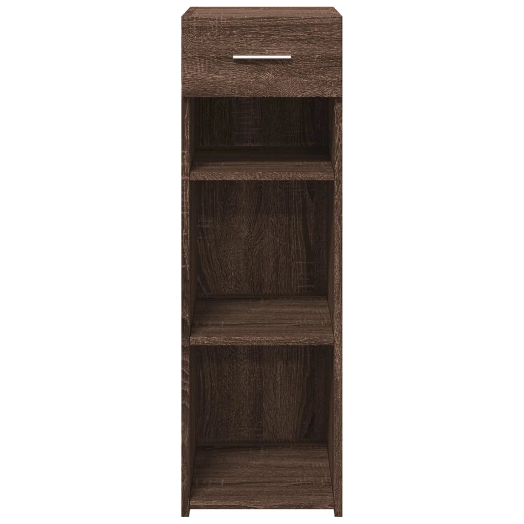 Buffet credenza cassettiera mobiletto mobile contenitore organizer cucina soggiorno salotto 30 x 42,5 x 93 cm legno ingegnerizzato marrone 02_0031185