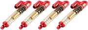 Aggiornamento Demper a Schocchi - Set di Demperizzazione RC in Alluminio - 43 mm - Flessibile - Inclusi 4 Cerchioni di Rimpiazzo - Funzionamento Demperizzante - Demperizzazione RC