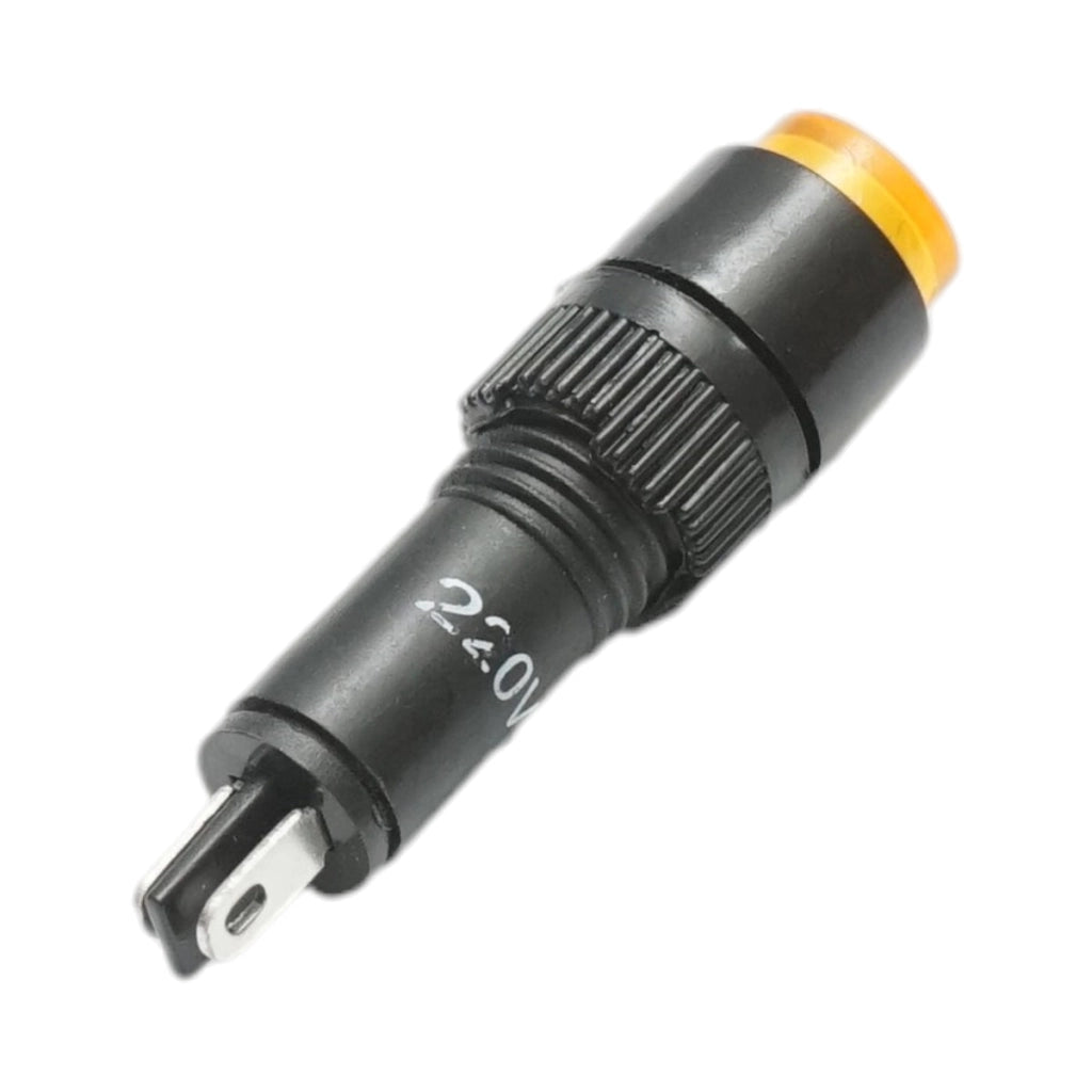 Indicatore di segnale industriale LED giallo 220V Ø 8mm Breckner Germany
