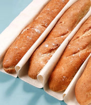 Bakdoek professionale in lino, naturale tessuto per la panificazione, per la preparazione di pane e stoccardo, misura 75*45 cm, 3 mm di spessore.
