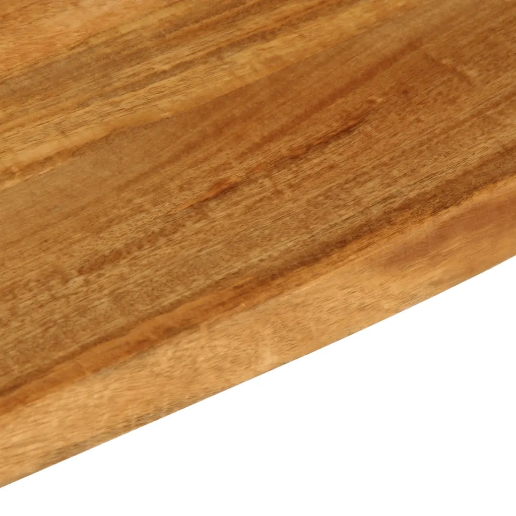 Piano Tavolo Bordi Vivi 40x20x3,8 cm in Legno Massello di Mango 370558