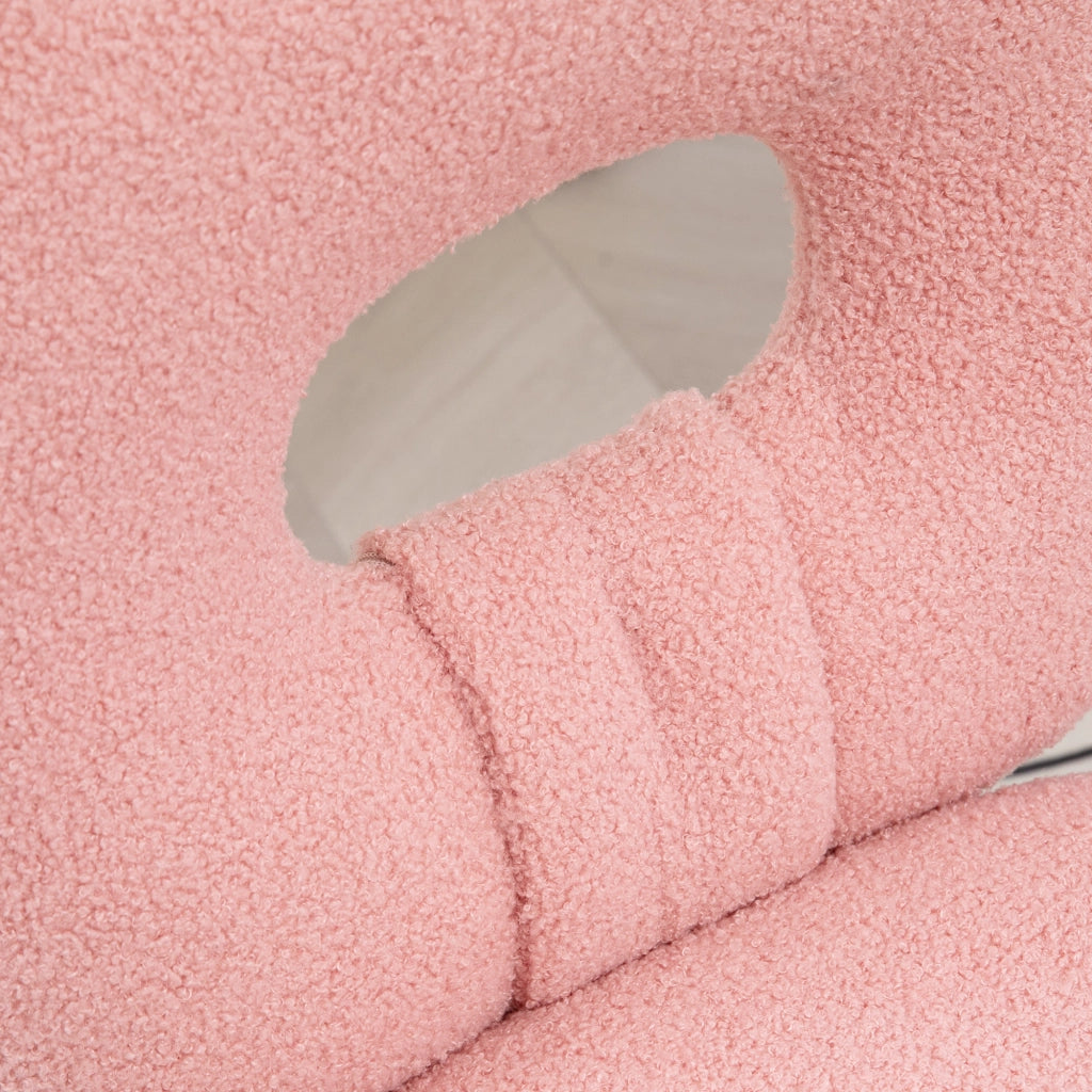 Sedia per bambini con schienale a forma di orso e seduta regolabile in altezza ¨C zephmum ¨C rosa