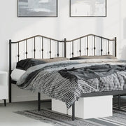 Testiera di Ricambio in Metallo Nero 180 cm 373825