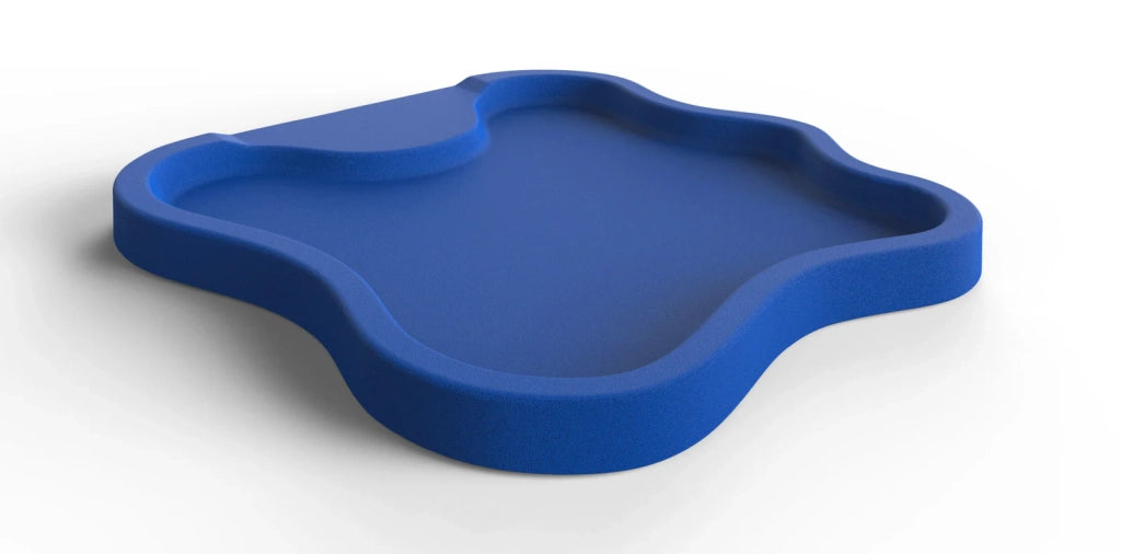Piatto Doccia da Esterno Giardino in Polietilene HD Arkema Lake Blu