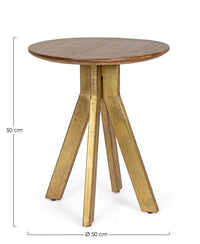 Tavolino Basso Ø50x50 cm in Legno