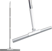 Douchewisser in gom, per la pulizia delle superfici di doccia, 133 cm progettato a sezioni, rimuove acqua, pelo di animali e sapone, utilizzato per pavimenti di bagno, finestre e specchi (bianco 42 cm)