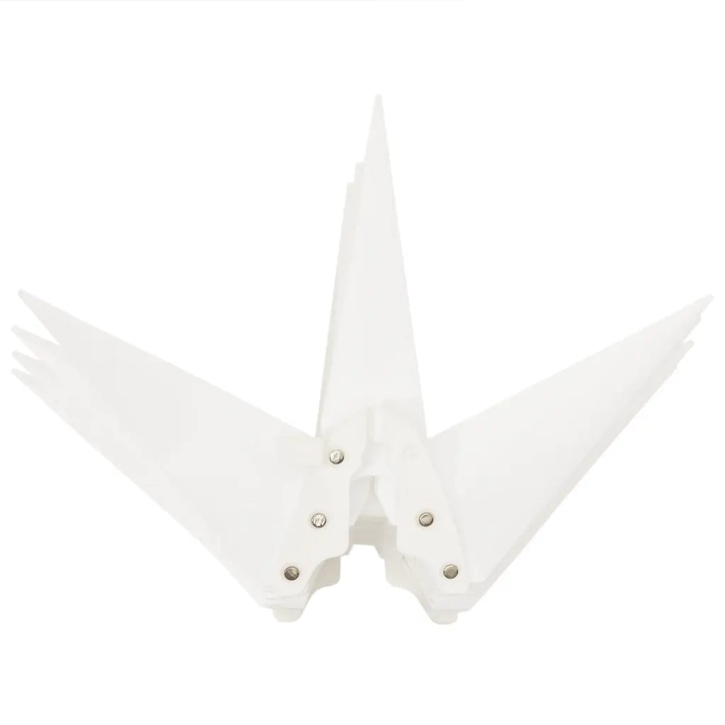 vidaXL Luce di Natale con LED Pieghevole Bianca 43 cm