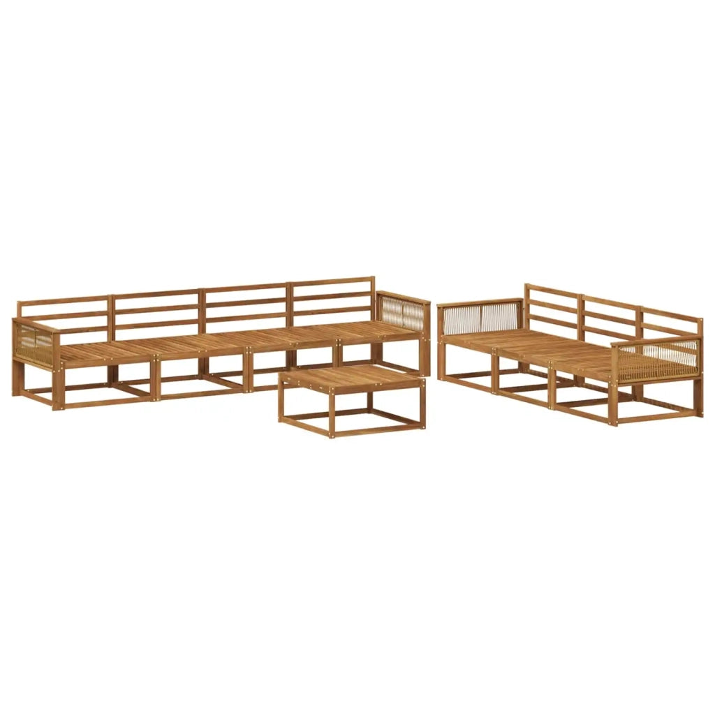 Set di divani da esterno 8 pcs Naturale 3382407