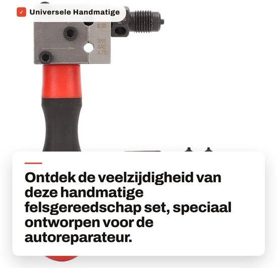 Set universale per rimozione di materiali - Attrezzi per roccia 3/16" / 1/4" - Flessi singoli/doppii - Professionale - Risparmio di tempo - Sicuro e pratico - Set di attrezzi per flessi