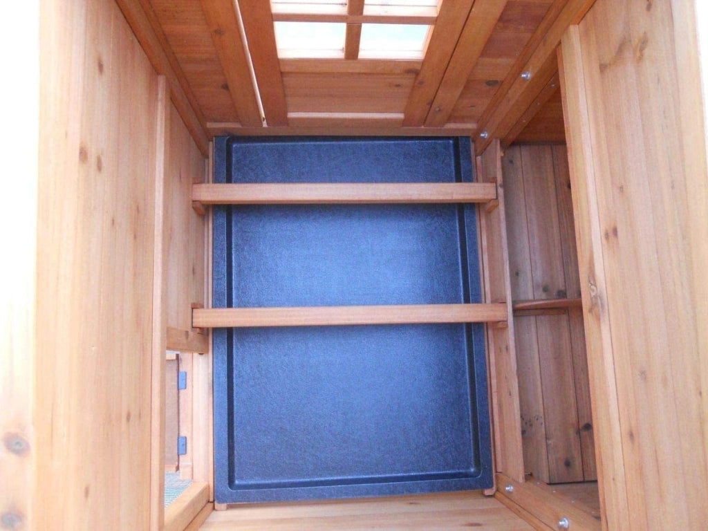 CASETTA PER GALLINE POLLAIO FORESTA IN LEGNO BICOLORE 140X70
