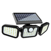 Trade Shop - Faro Energia Solare Led Con Pannello Faretto Sensore Movimento 30w 74led Ta103 -