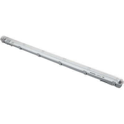 PLAFONIERA X TUBO LED  VOLT 230 WATT 1X18 G13 IP65 CM 126,5X 7,2 H.CM 8,6