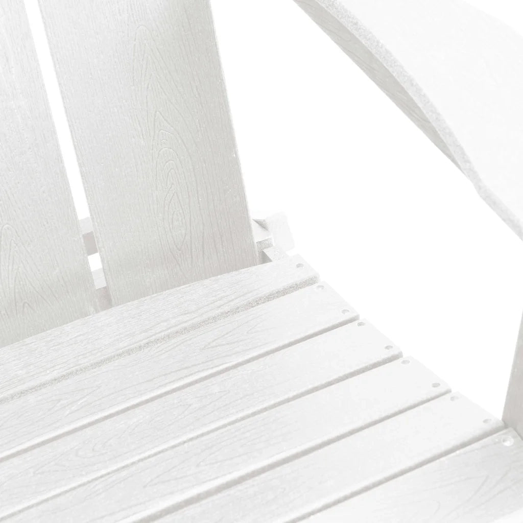 Sedia da Giardino 3 pcs Bianco 80.5 x 74.5 x 92 cm Polietilene 3335822