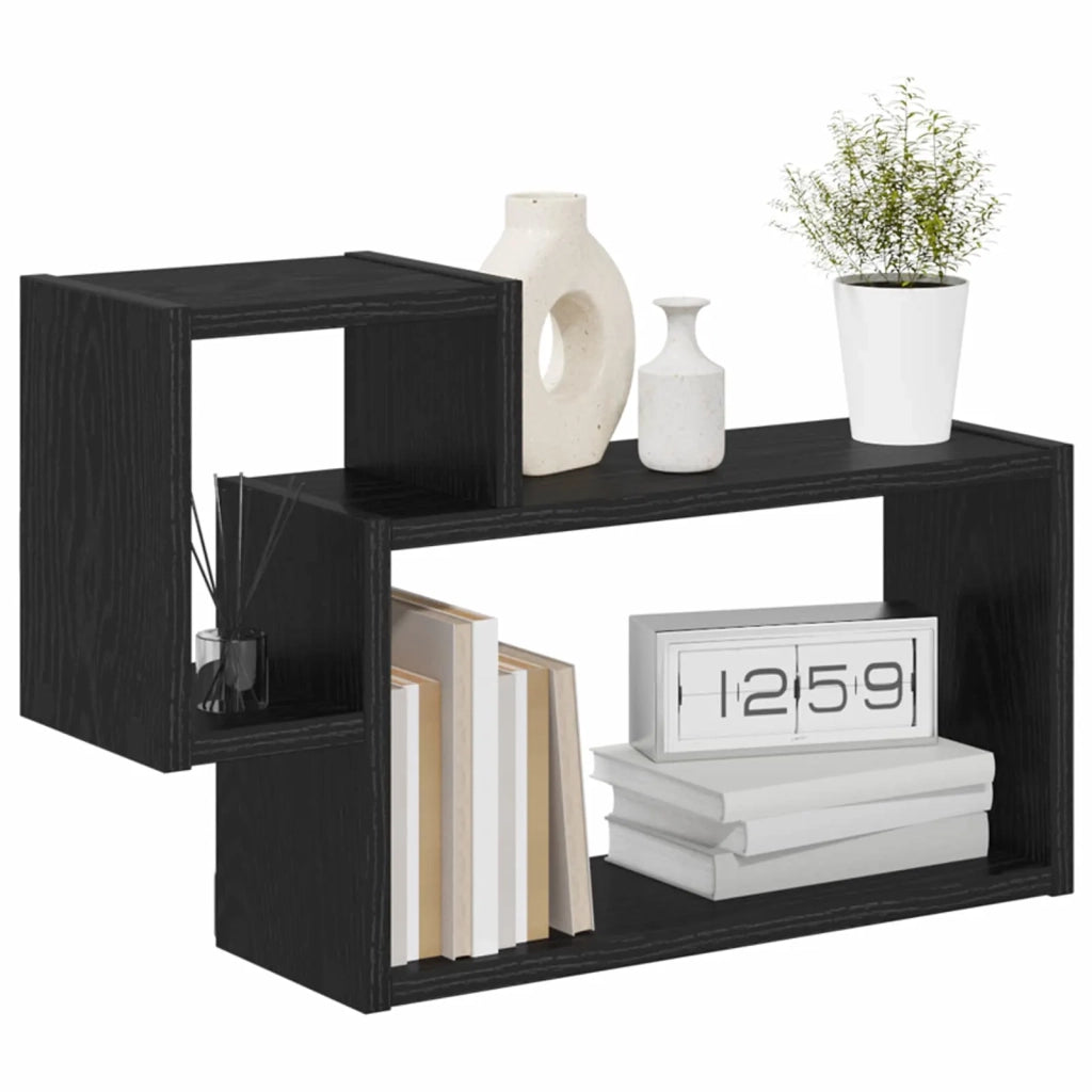 Scaffale da parete A parete Nero 55 x 15 x 35 cm 8012109