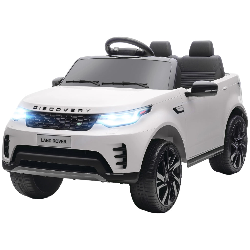 Automobile Bambini Land Rover Elettrica ¨C zephmum ¨C Bianco 105x68.5x58 cm
