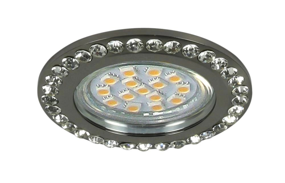 Faretto incasso rotondo nero 1xGU10 SOC-01 Candellux