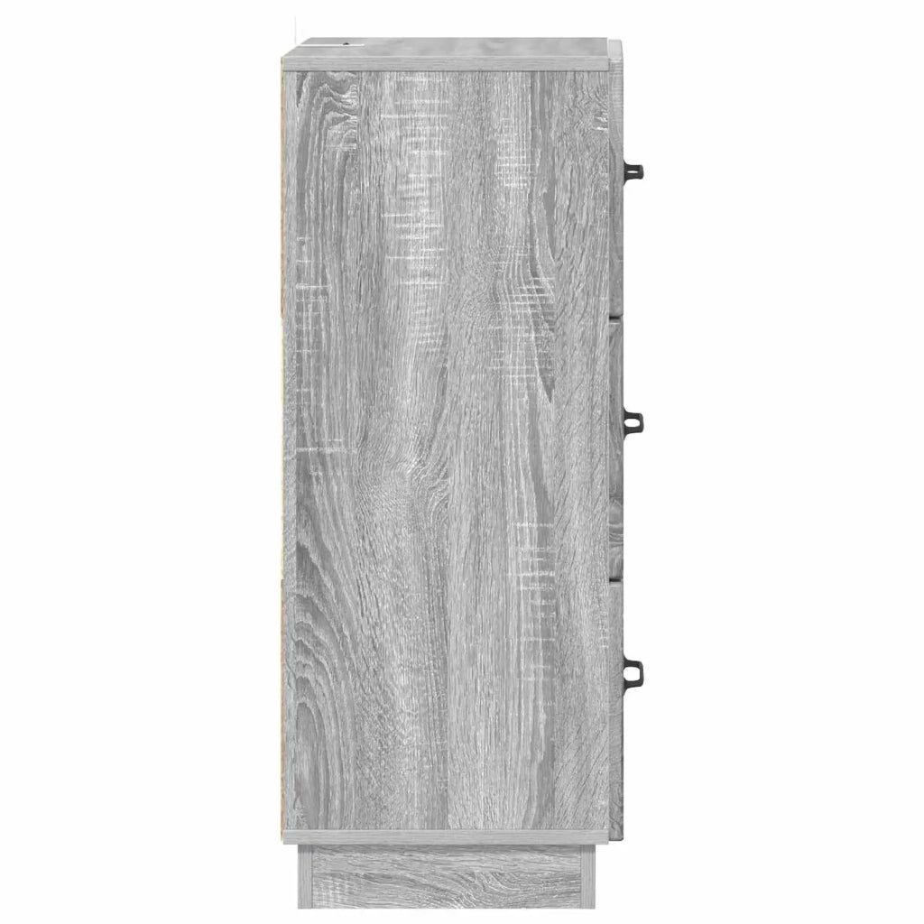 Mobile con Cassetti Grigio Sonoma 33 x 34,5 x 87 cm 895311