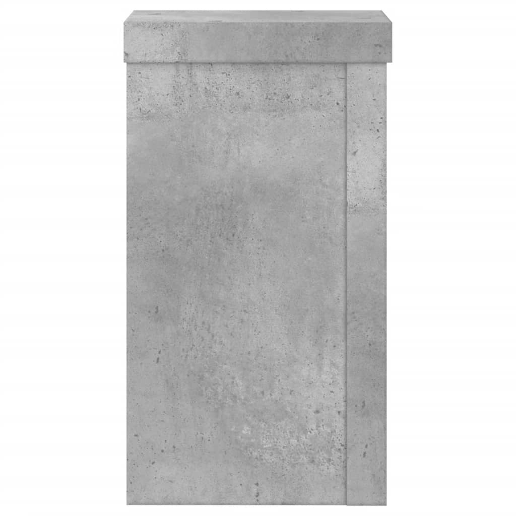 Portavasi mobili per fiori set da 2 legno ingegnerizzato grigio 02_0045335