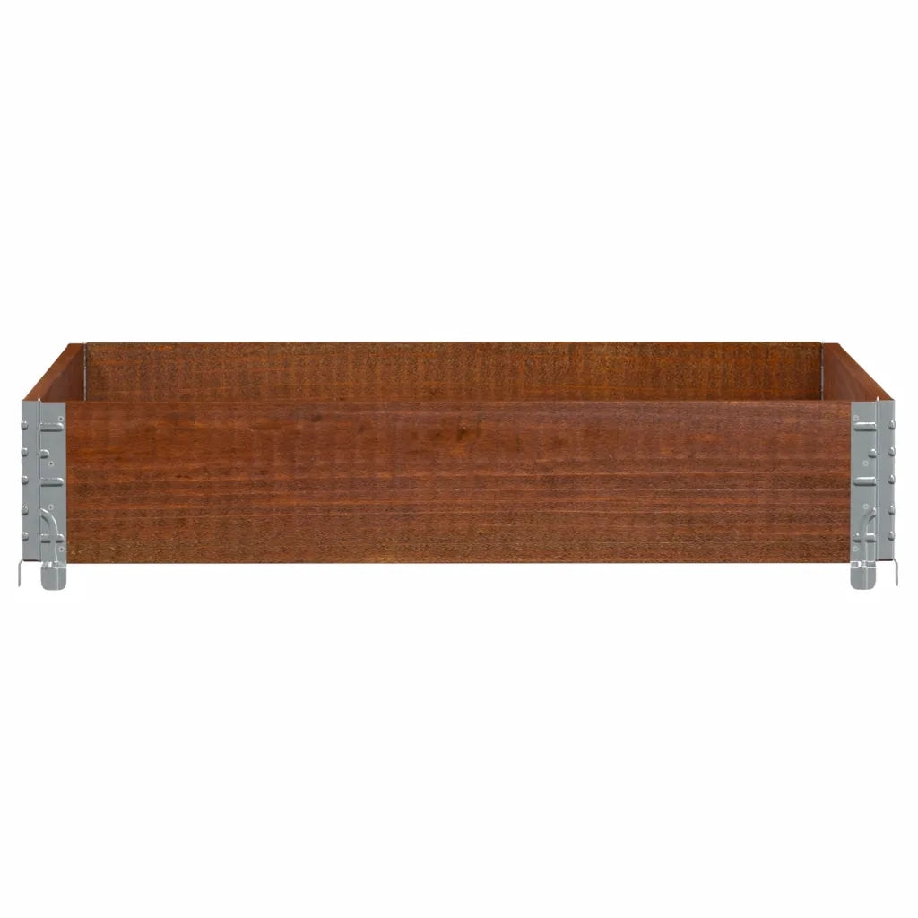 Paretale per Pallet Marrone 100x100cm in Legno Massello di Pino CFW7853374