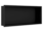 Nicchia bagno Solid Surface 30x80 cm - nero opaco