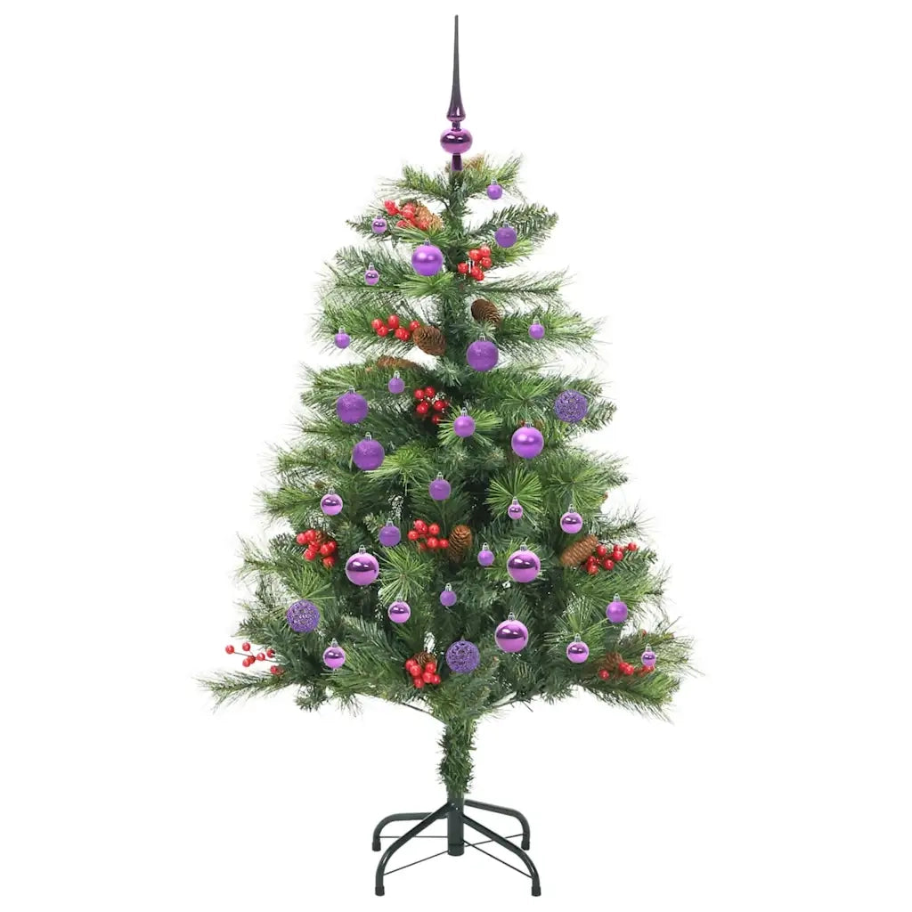 Albero di Natale artificiale Verde 150 cm PVC e Metallo
