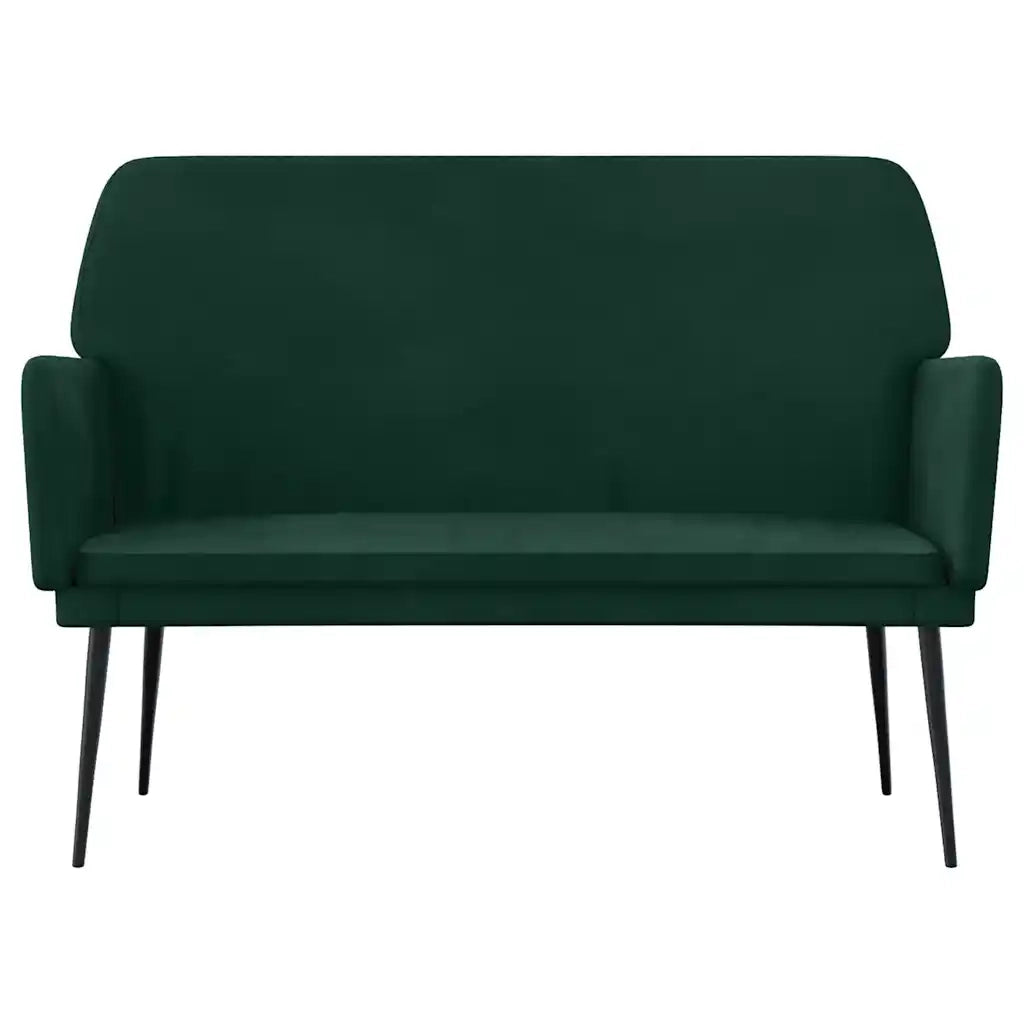 Panca Verde Scuro 108x79x79 cm in Velluto CFW4725948