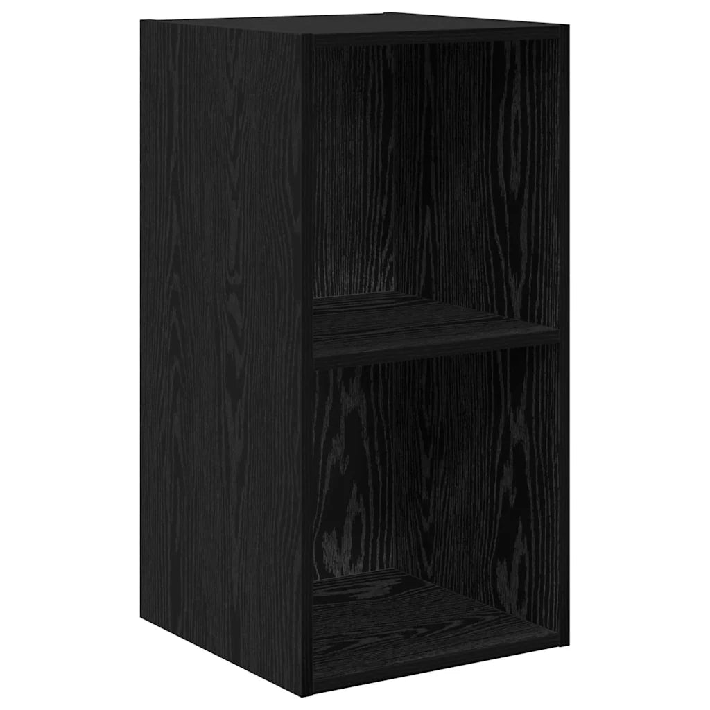 Set mobile TV 3 pz Rovere Nero Legno ingegnerizzato 3393379
