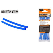 Trade Shop - Set 10 Pz Guaine Termorestringenti Termoretrattili Blu 5 X 120 Mm Per Cavi 57078 -