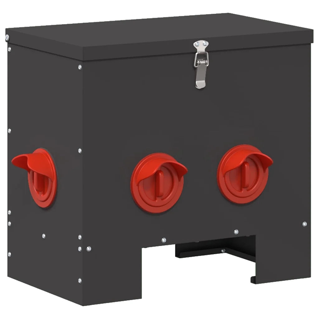 Feeder per pollo 2 pz Nero 40,5 x 25 x 38 cm CFW8233207