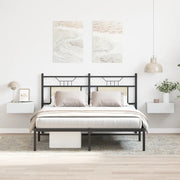 Comodini Pensili 2 pz Bianco 40x30x15 cm in Truciolato cod mxl 54485