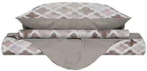 Copripiumino Matrimonale con Federe Stampato in Microfibra Florence