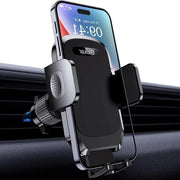 Televisorete per Auto con Ventilazione 2024 Confezione migliorata con Clip da Appendere e Rilascio con Un Tasto 360° Girevole per Smartphone da 40-70" compatibile con iPhone e Galaxy