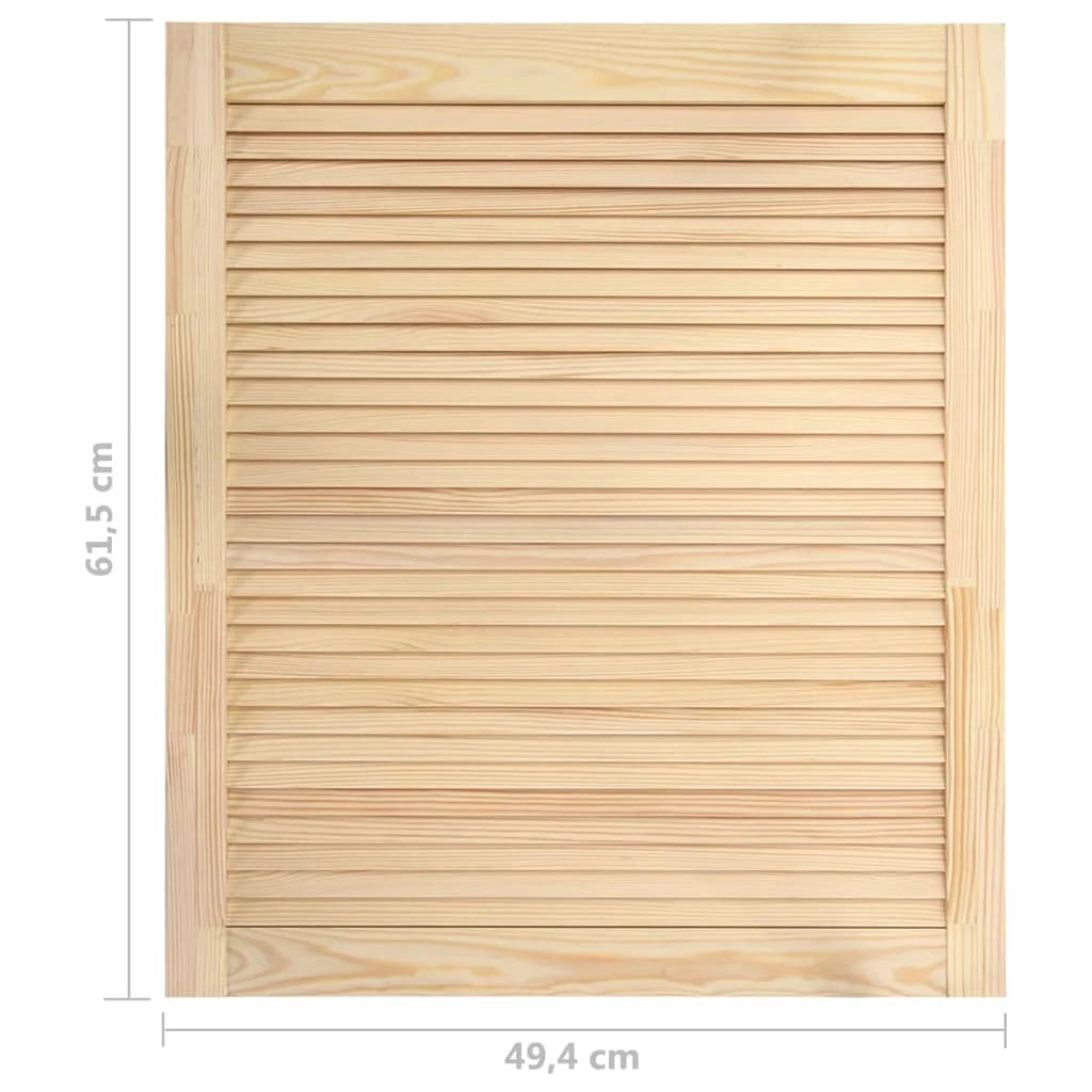 Porta a persiana in legno massello di pino 61,5x49,4 cm 02_0003870