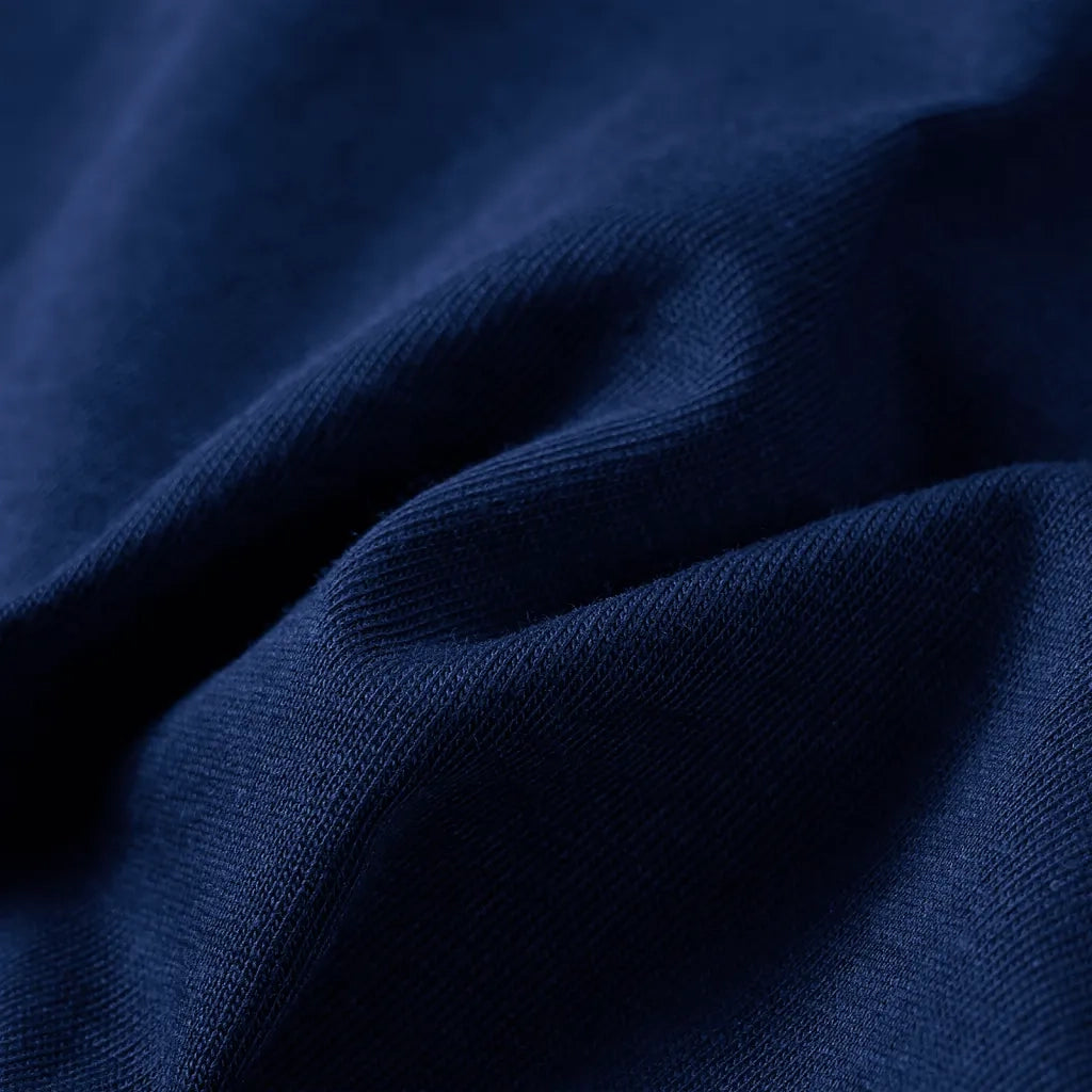 Maglietta da Bambino a Maniche Lunghe Blu Marino 128 13257